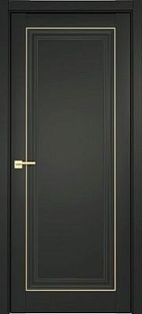 Дверь Прадо-2 ширина 70 см Винил ПГ Молдинг золото