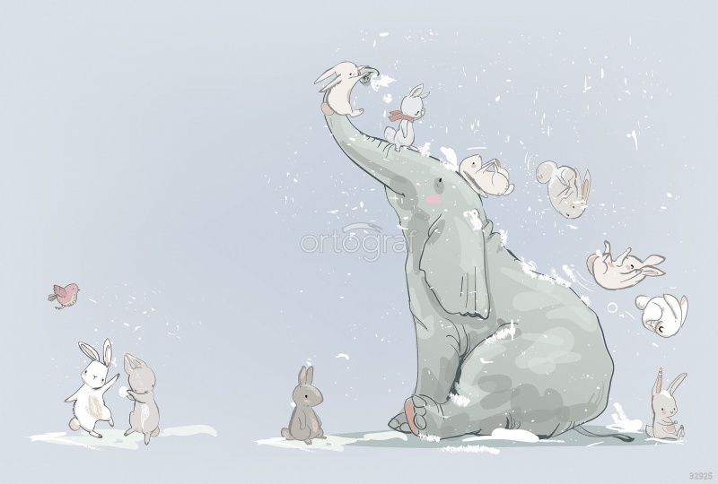 Слоник и зайки Art.32925