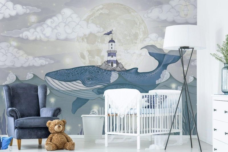 Кит в облаках