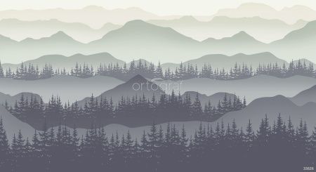 Лес в горах Art.33626