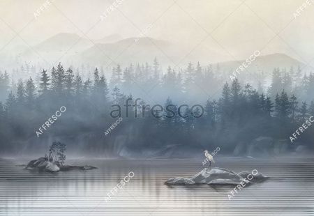 Аист на водоеме, арт. ID137767