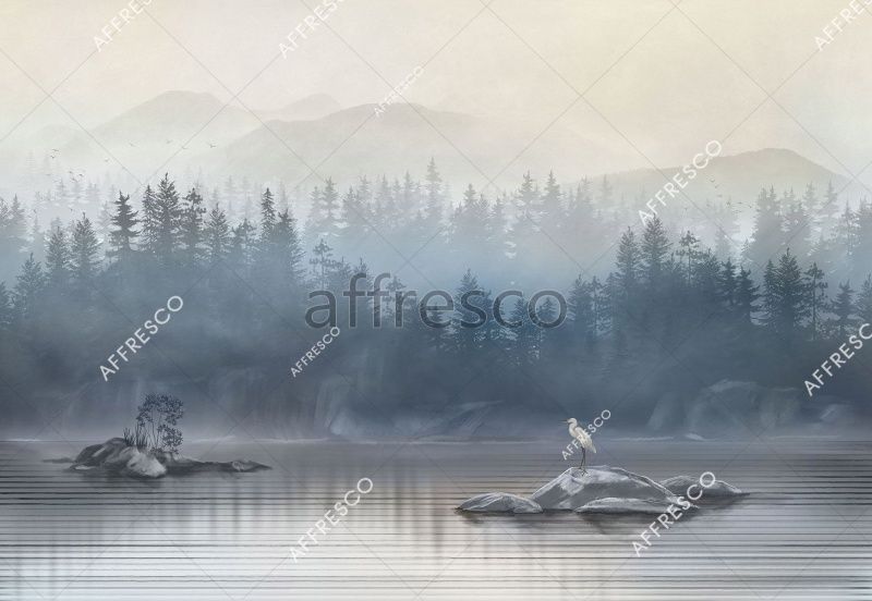 Аист на водоеме, арт. ID137767