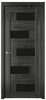 Дверь Гавана ширина 60 см ЦПЛ ТЛ Стекло черное