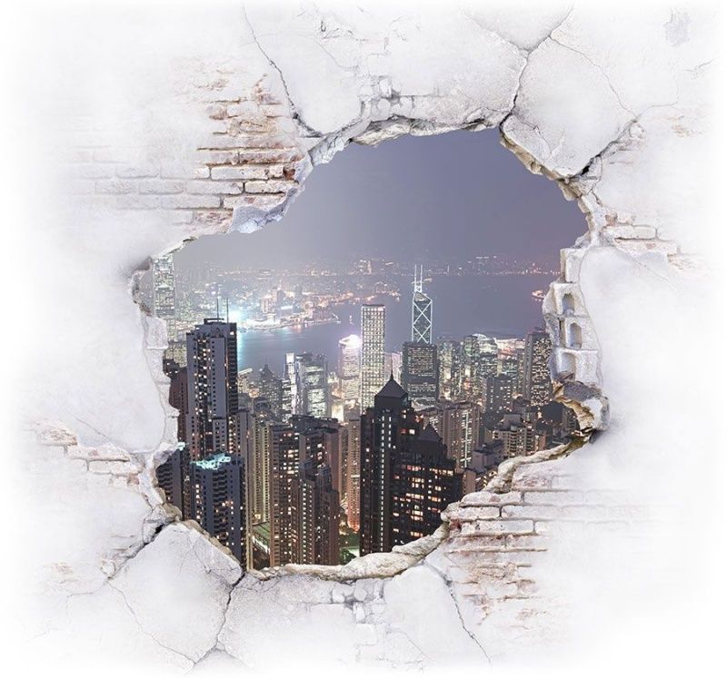 Фреска Современный дизайн Фрески 3Д | 3D арт. K_267