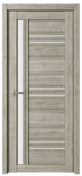 Дверь Невада ширина 90 см Софт Тач Стекло белое