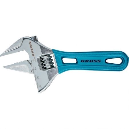 Ключ разводной, 120 мм,CrV, укороченная ручка // Gross