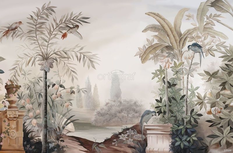 Фреска Райский сад Art.33524