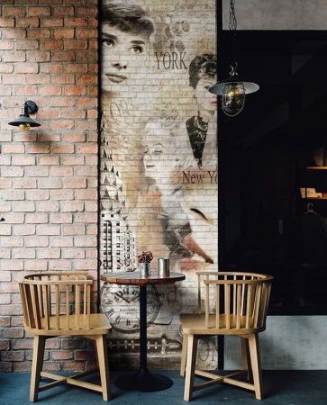 Графика Коллаж Одри и Мэрилин  ag0005