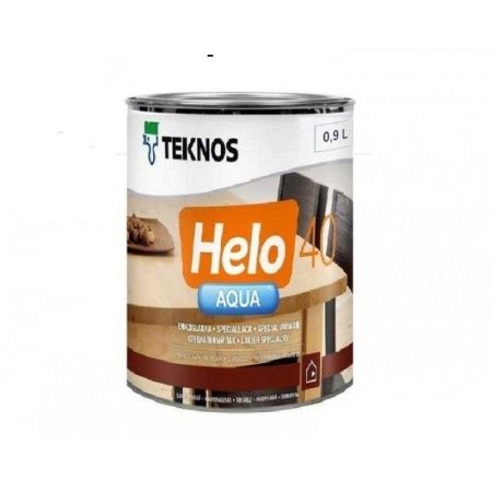 Полуглянцевый лак Teknos Helo Aqua 40, 0,9л