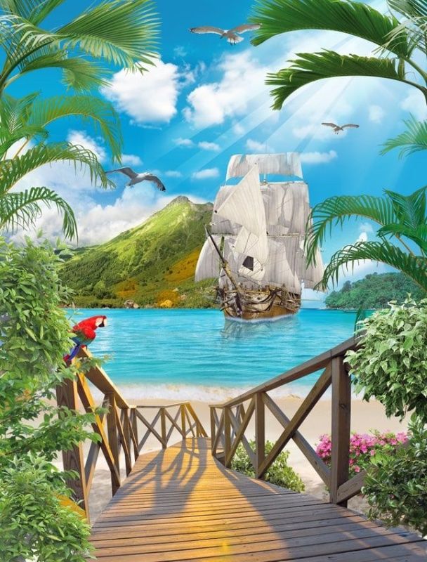 Фреска Современный Графический Дизайн 5146