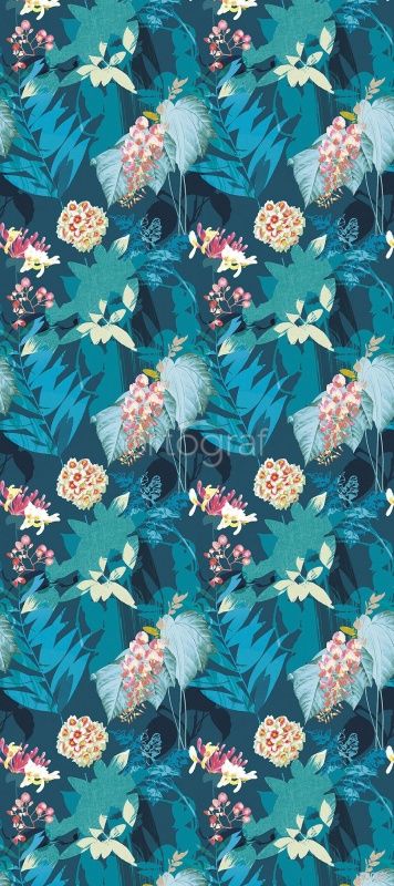 Пальмовые листья и цветы Art.30068