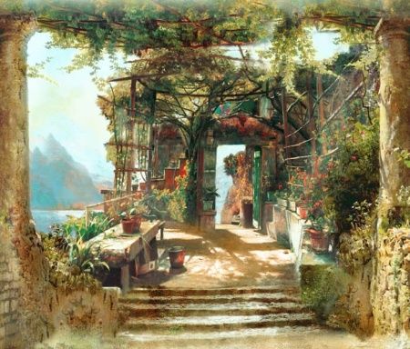 Фреска Уютный дворик