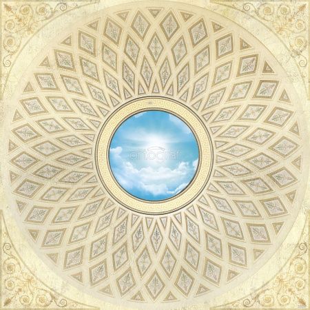 Фреска Потолок и круглый небосвод Art.5954