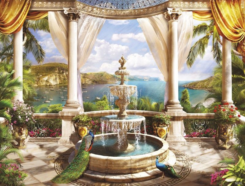 Фонтан над заливом Art.9110