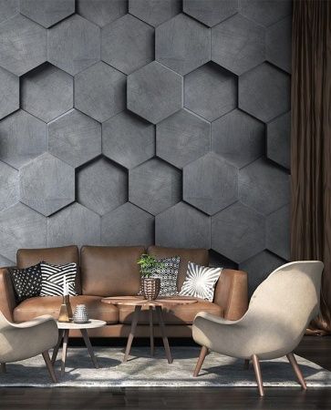 Графика Геометрия. Абстракция. Бетонная стена. Лофт. ag0154