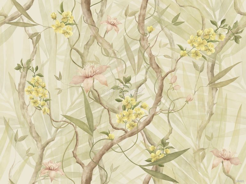 Цветы на дереве Art.34485