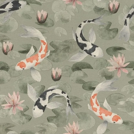 Виниловые обои на флизелиновой основе Rasch Kimono 0.53x10.05 арт.409437