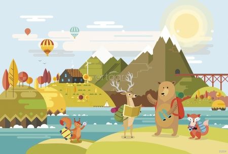 Путешествие в лесу Art.32954