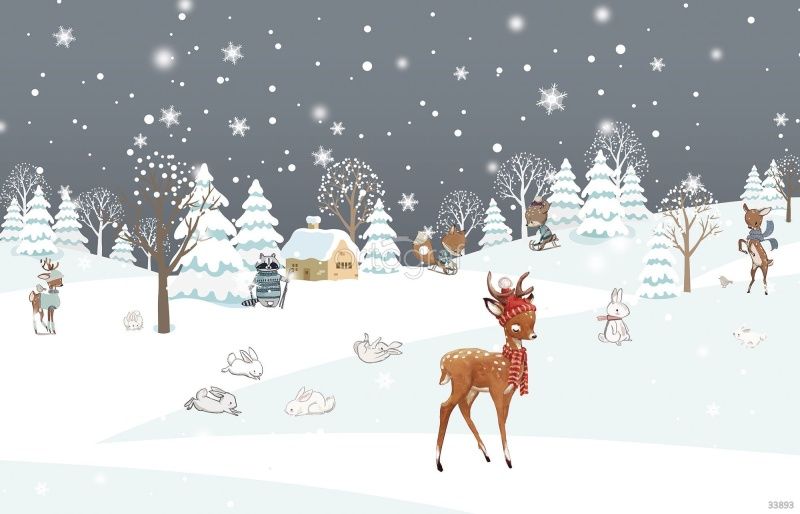 Зверята на снегу Art.33893