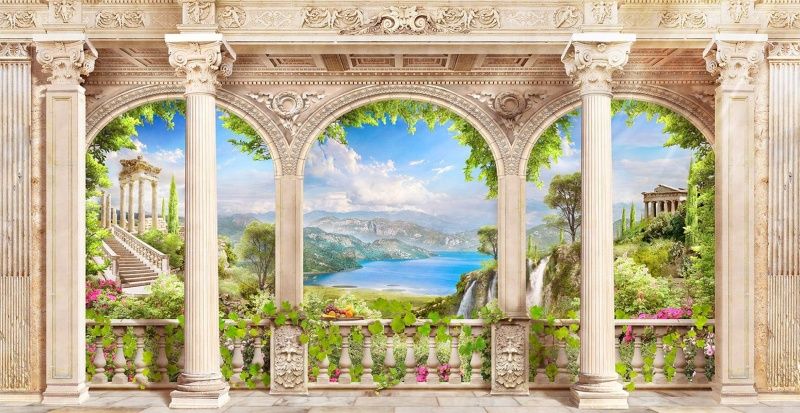 Фреска Современный Графический Дизайн 44270