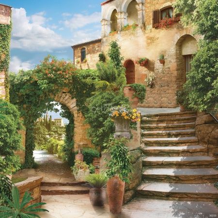 Зеленая улочка Art.30725