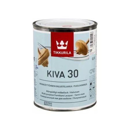 Полуматовый лак Tikkurila Kiva, 2,7 л