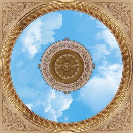 Круглый свож с небом Art.30128