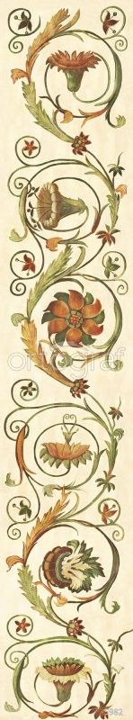 Фриз с цветочным орнаментом Art.5982