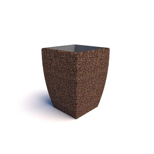 Вазон бетонный уличный Балтема(фактура  питерский гравий)
