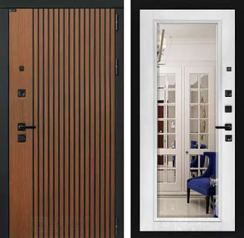 Входная дверь Шторм с Зеркалом Фацет