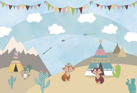 Фреска Племя индейцев Art.32960