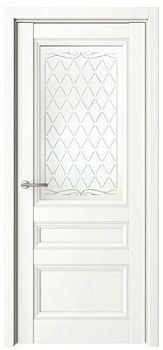 Дверь Византия ширина 90 см Винил Стекло мателюкс "Титул"