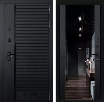 Входная дверь Пиано с тонированным зеркалом Максимум