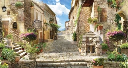 Фреска Улочка старого города