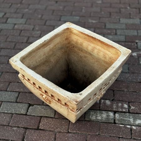 Кашпо Квадрат с цветком