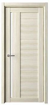 Дверь Валенсия ширина 90 см Эко-шпон Стекло белое