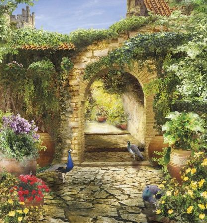 Южный дворик Art.3734