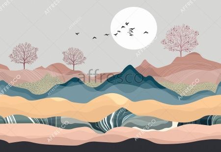 Прибрежные холмы, арт. ID139346