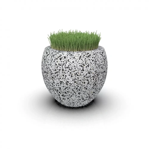 Вазон бетонный уличный Бэлли (фактура шахматка)