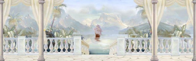 Фреска Пейзажи Балконы и террасы арт. a_803