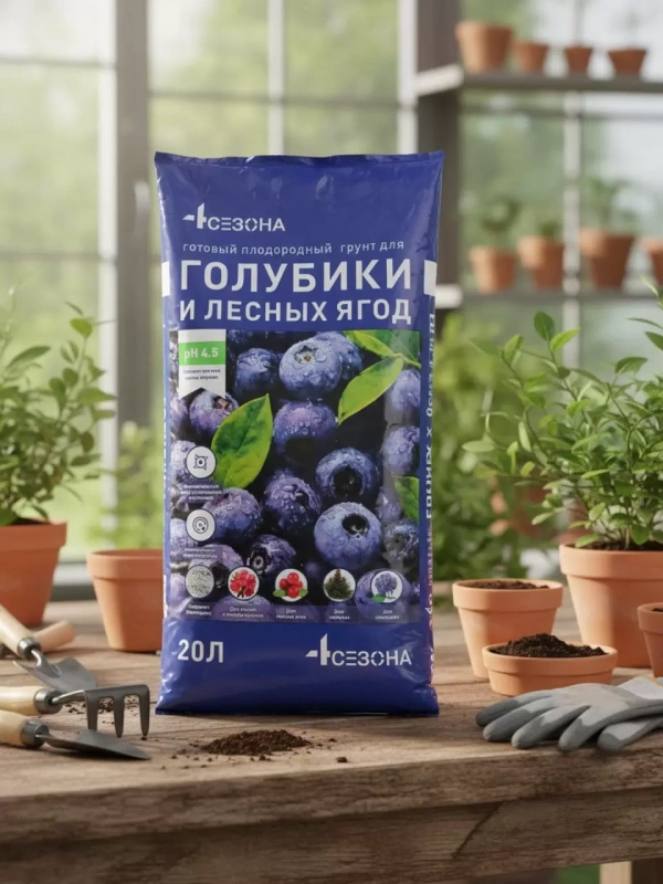 Грунт Четыре сезона "Для голубики и лесных ягод" 20 л