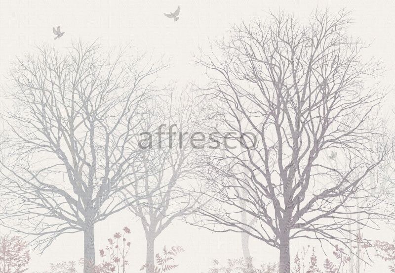 Деревья в дымке, арт. ID136188