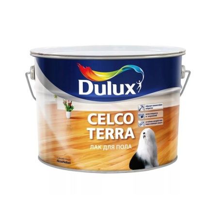 Глянцевый лак Dulux Celco Terra 90, 10 л