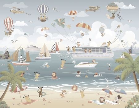 Фреска Массаулина Людмила "Отпуск на побережье" Art.21170