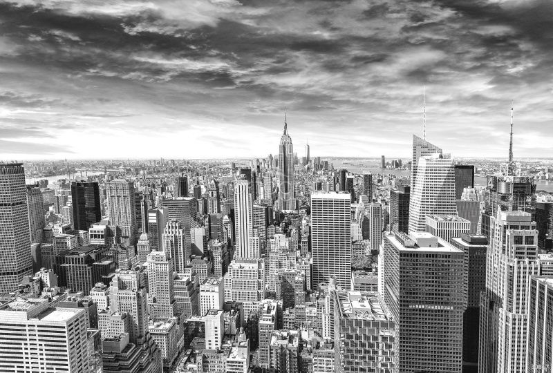 Черно-белый Нью-Йорк Art.30817