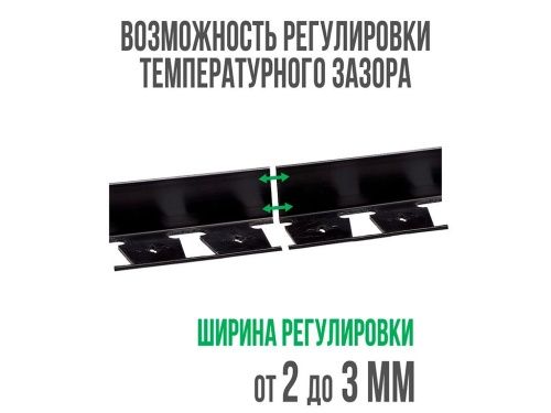Бордюр ГеоПластБорд "Стафф" 45 мм, длина 2 м