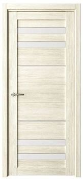 Дверь Пекин ширина 80 см Эко-шпон Стекло белое