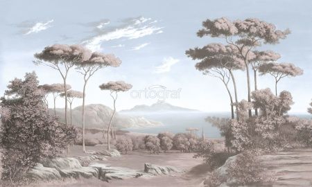 Фреска Остров в тумане Art.34428