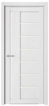 Дверь Мадрид ширина 60 см Винил Стекло белое