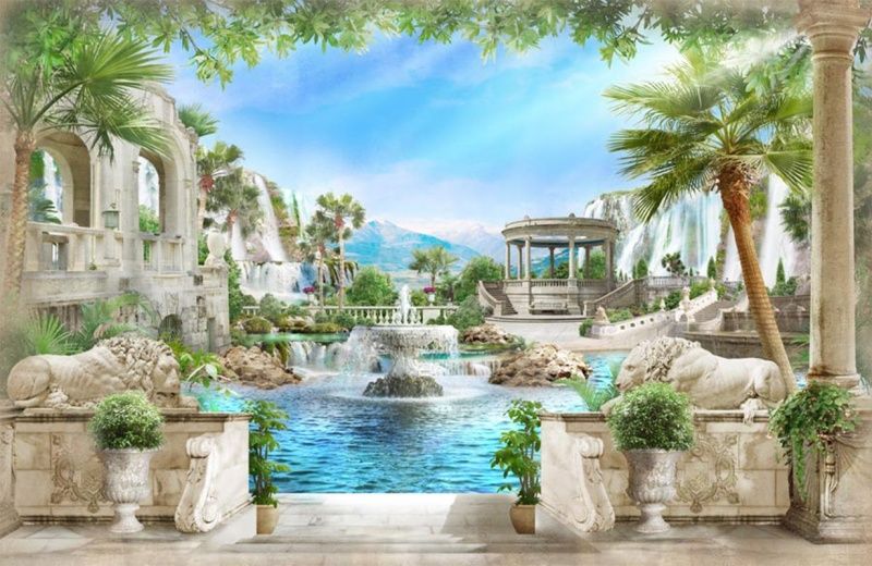 Фреска Современный Графический Дизайн 44070